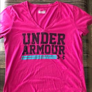 Under Armour Tee - Heat Gear - Size large
